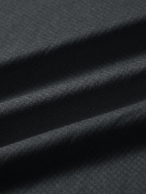 Sudadera con cremallera de cuarto de largo que absorbe la humedad
