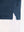 Hem detail close-up in dark blue heather of performance heather contrast collar polo shirts.