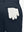 Detail view of back pocket on navy flat front flex cotton blend golf shorts