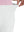 Detail view of waist stretch on white women's high waist stretch golf pants with pockets