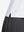 Detail view of hem on white women's collared v neck quick dry tank tops