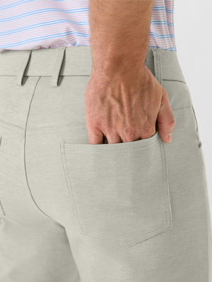 Textured Proflex Chino Pants With 5 Pockets