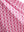 Close-up texture of white pink geometric women's sleeveless q-zip print quick dry golf tops fabric showing detailed print and quick dry weave.