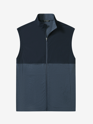 Color Block Lightweight Full Zip Vests