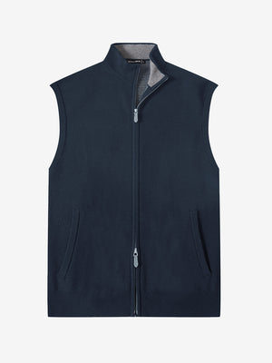 Luxury Wool Blend Full Zip Sweater Vests