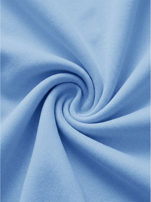 Macro shot of smooth lightweight fabric texture with fine weave details, women's lightweight golf dress with 2 pockets in light blue