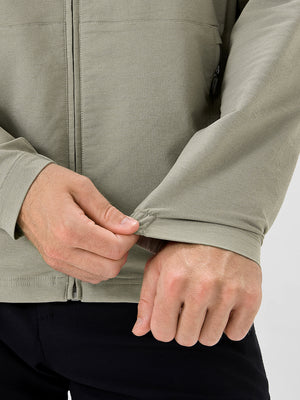 Lightweight Water-Resistant Nylon Blend Jacket