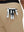 Back view of pocket on light khaki women's lightweight athletic sweatpants
