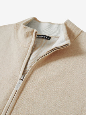 Luxury Wool Blend Warm Full Zip Vests