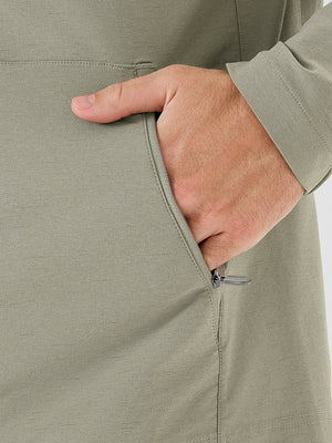 Lightweight Water-Resistant Nylon Blend Jacket