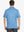 Rear half-body look in CLASSIC BLUE HEATHER, showing athletic fit and texture