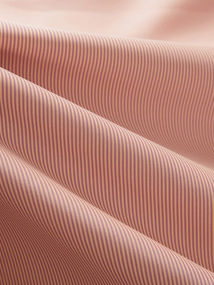 Pin-Stripe Quarter Zip with Hood