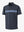 3D mockup of the Chest Print Polo Shirts in Dark Grey