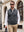 Nylon Blend Stripe Texture Golf Vest with 5 Pockets