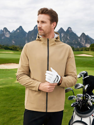 Water-Resistant Heat-Tech Softshell Winter Jacket with Hood