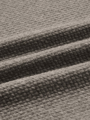 Sudadera con capucha sólida texturizada