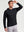 Vertical Stripes Ribbed Knit Hoodies Sweatshirt