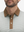 Front shot from nose to chest of model wearing hexagon grid stylish full print contrast collared golf polo shirts